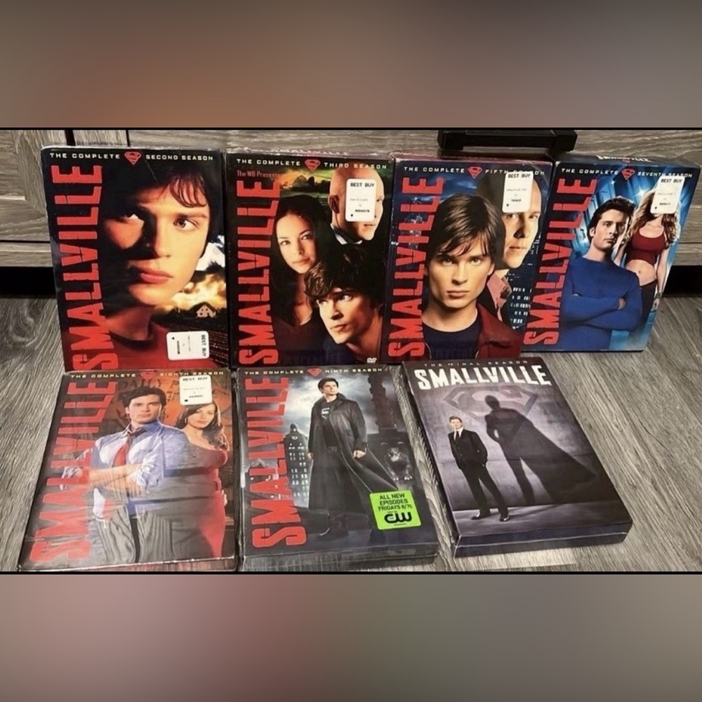 Smallville Dvd Season 2,3,5,7,8,9 and Final Season brand new all sealed!
